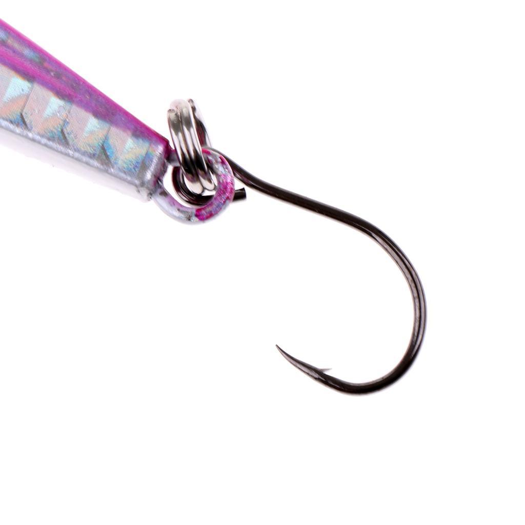 Lead Fish Metal Jigs With Single Hook And Rings Jigging Lures Hard Bait