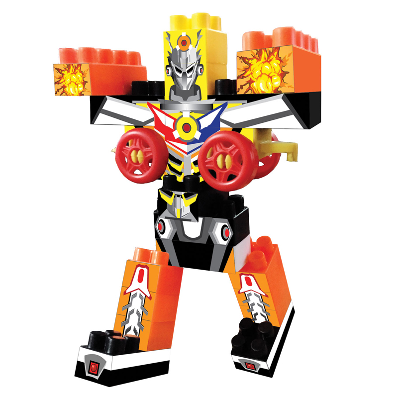 Xếp hình Robot Siêu Đại Chiến, Thỏa ước mơ anh hùng & kích thích tư duy sáng tạo cho trẻ