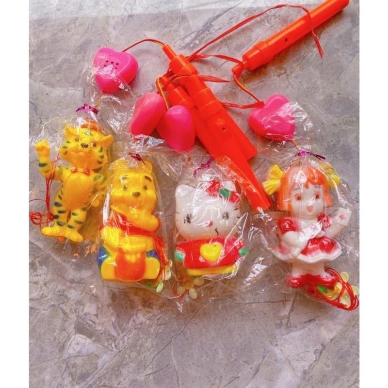 Lồng Đèn Trung Thu Mèo Kitty, Bé Gái, Gấu Có Đèn Và Nhạc Tặng Pin