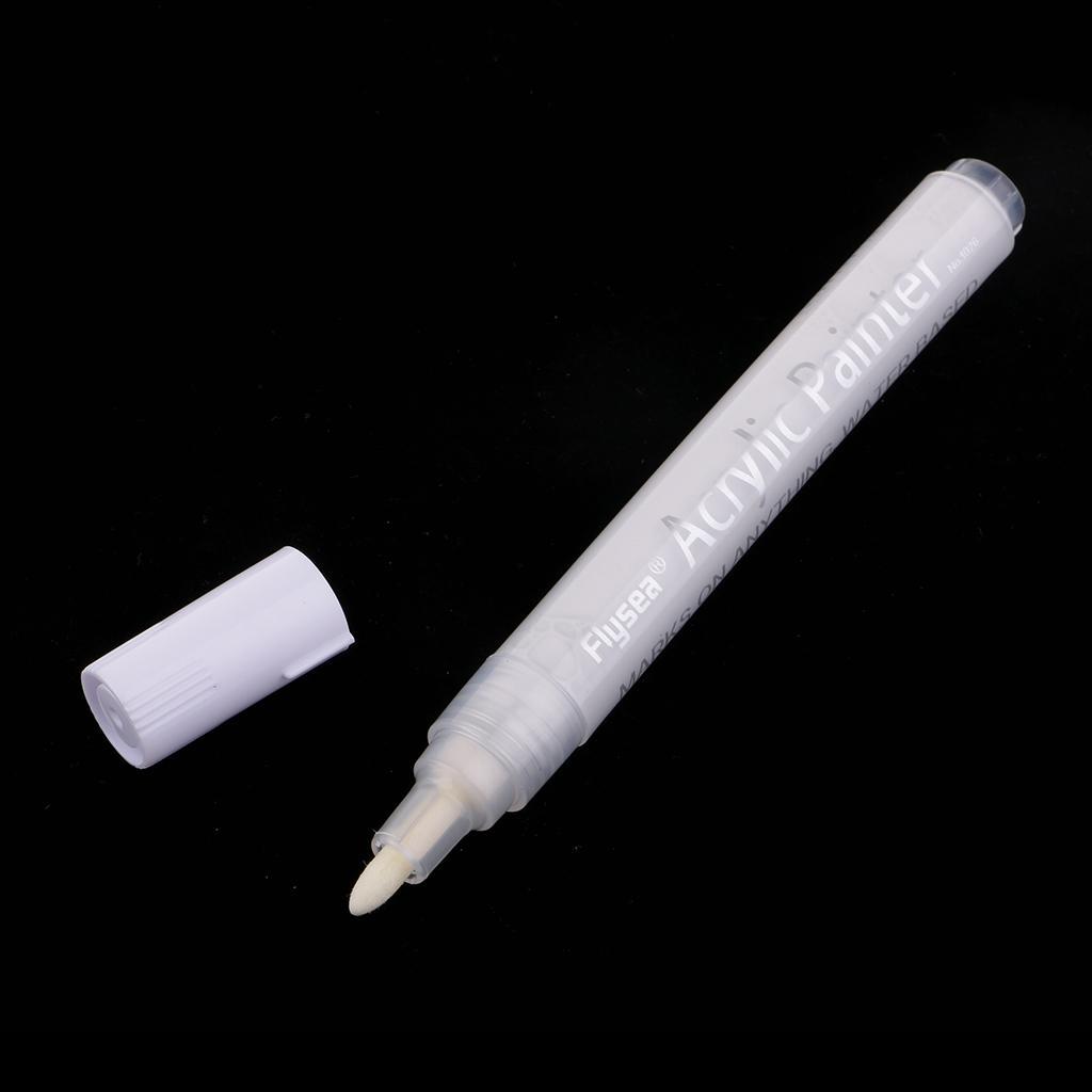 3x Waterproof Acrylic Paint Markers Pen for Glass,Metal, Wood,Ceramic,Fabric