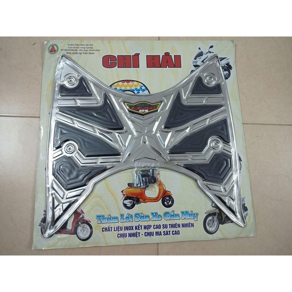 Thảm để chân inox dành cho HONDA LEAD 2017-2019