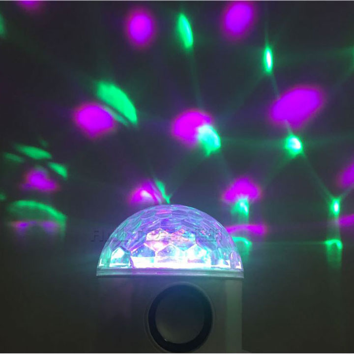 Đèn Quay Sân Khấu Magic Ball Light Bluetooth Kèm Loa Cao Cấp Có Dây Cắm Nguồn