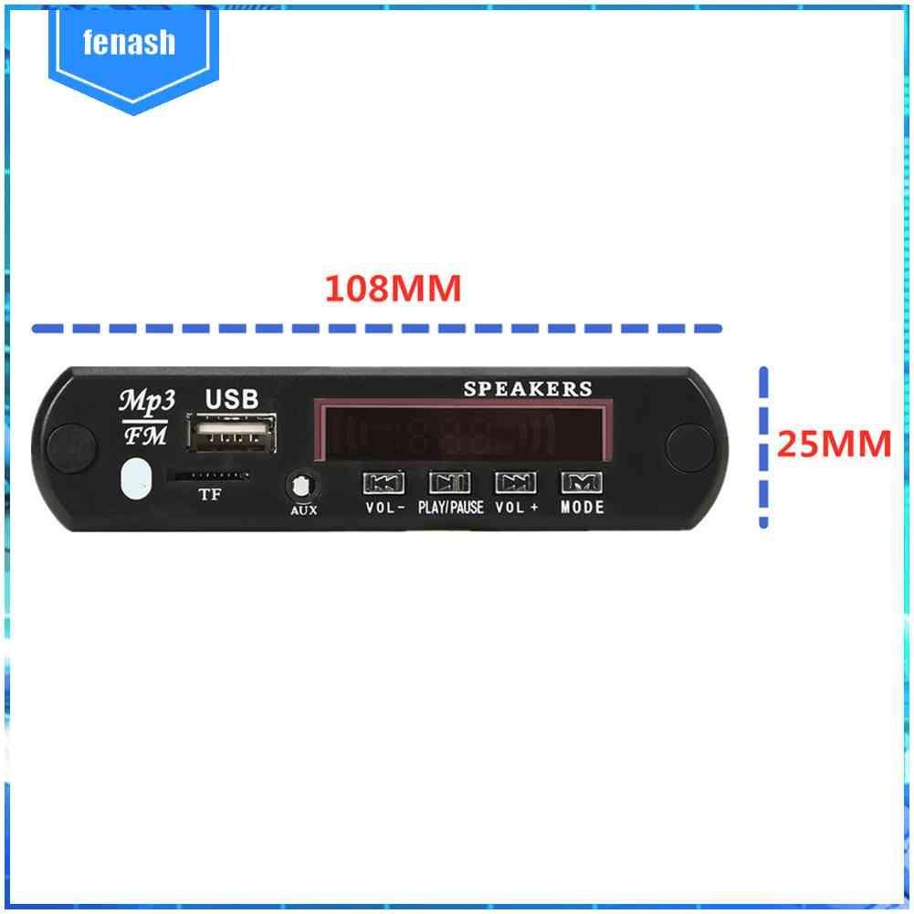 Bảng Mạch Giải Mã Âm Thanh Nổi Bluetooth 5.0 Mp3 DC 8V-24V 2x60w