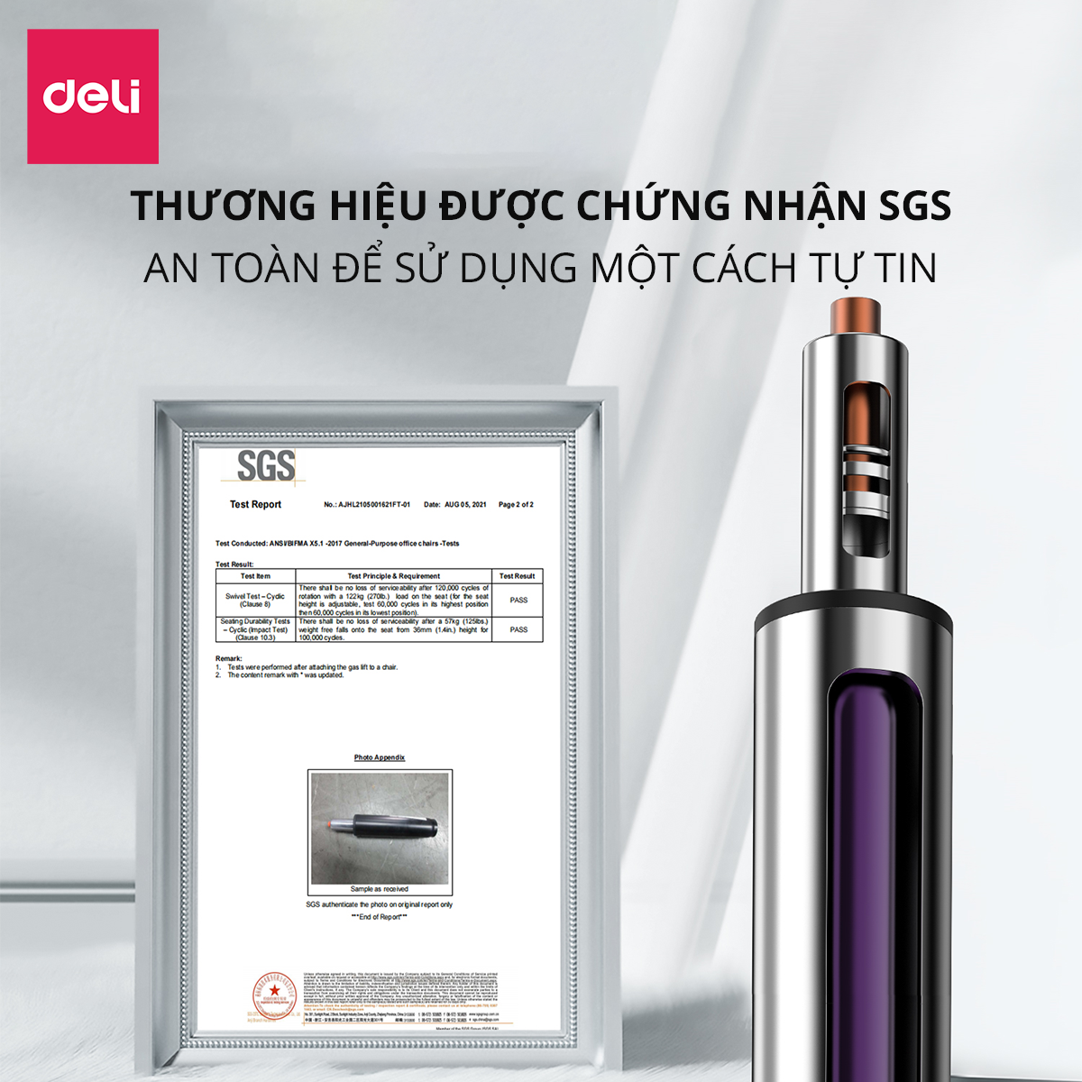 Ghế Xoay Văn Phòng Lưới Làm Việc Công Thái Học Deli - Tay Gập Thông Minh, Có Chỉnh Lưng, Lưới Thoáng Khí, Chân Xoay Tiện Ích, Đệm Ghế Êm Aí, Nhiều Màu - Phù Hợp Học Sinh, Văn Phòng, Game Thủ, Gaming - Hàng chính hãng