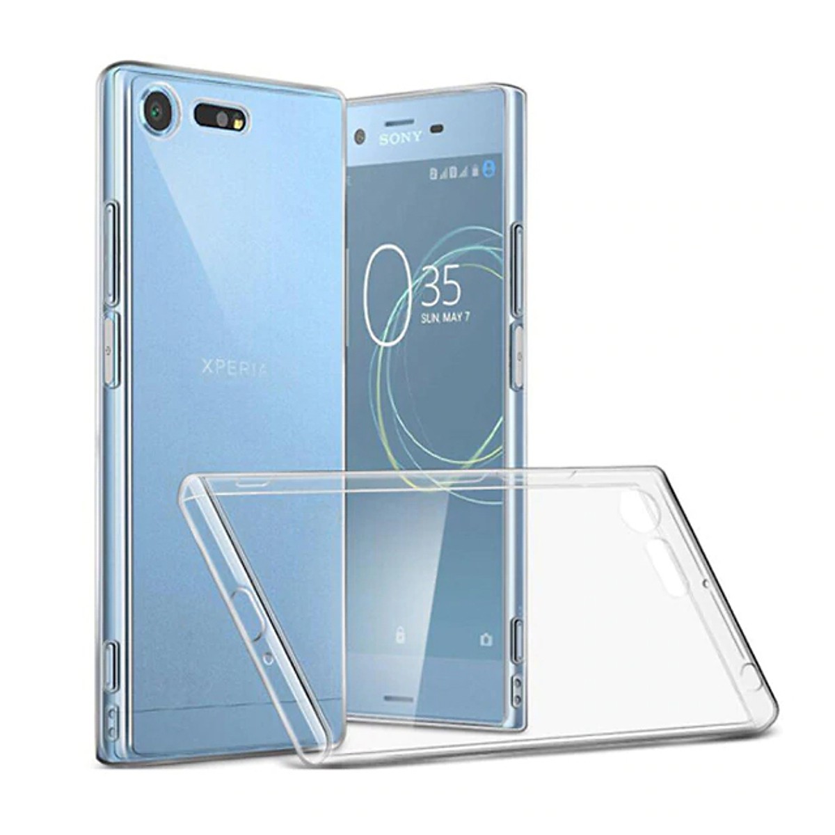 Ốp lưng silicon dẻo trong suốt loại A cao cấp cho Sony Xperia XZ1