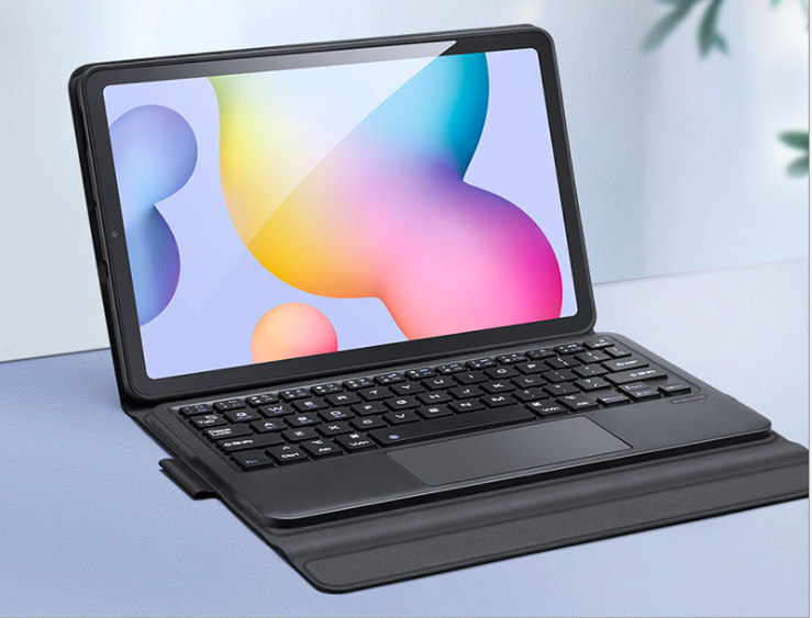 Bao da Samsung Galaxy Tab S6 Lite P610/P615 kèm bàn phím bluetooth có bàn di chuột Magic Keyboard hiệu Dux Ducis - Hàng chính hãng