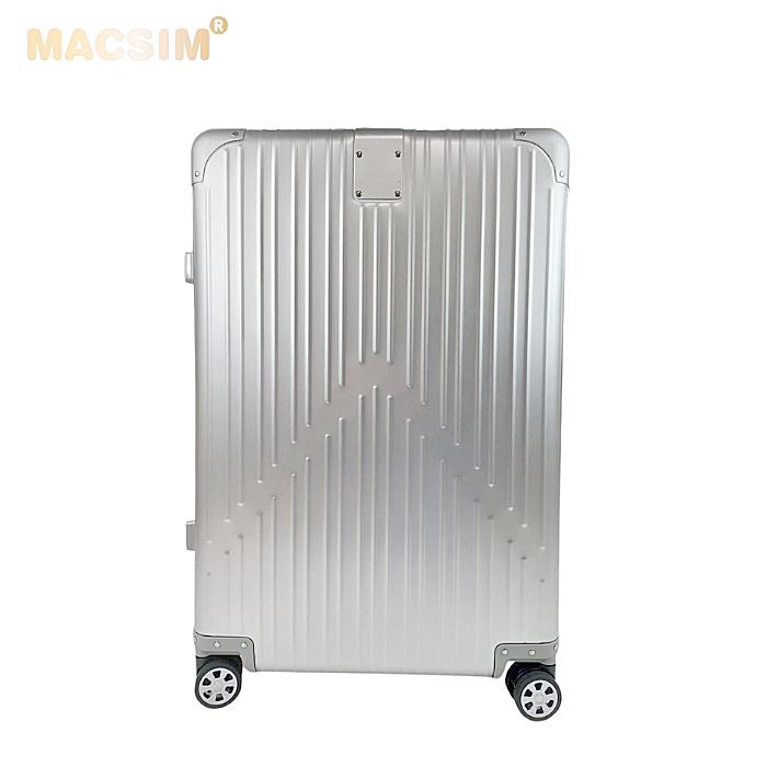 Vali hợp kim nhôm nguyên khối MS1104 Macsim cao cấp màu Bạc cỡ 29 inches