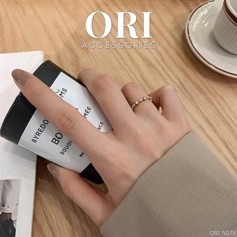 Nhẫn nữ Freesize đính đá Sherwin sang trọng ORI ACCESSORIES N076