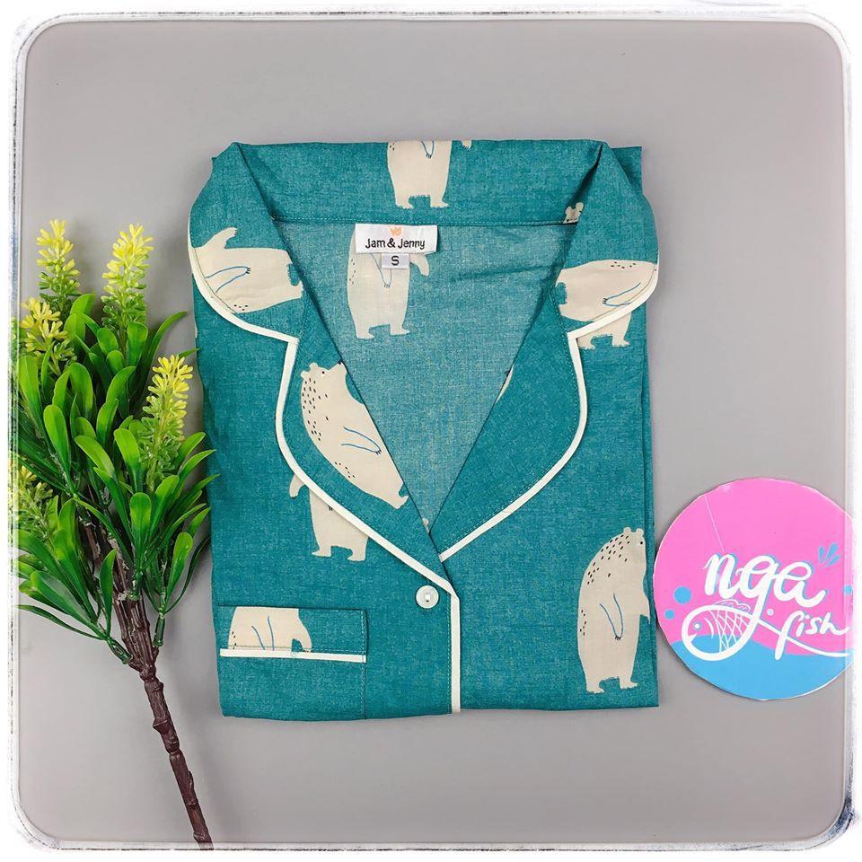 Bộ pyjama nữ cộc tay, quần đùi