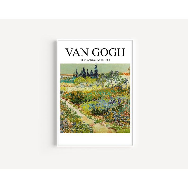 Bộ 6 tranh Van gogh hiện đại tranh treo tường có đinh móc tặng kèm