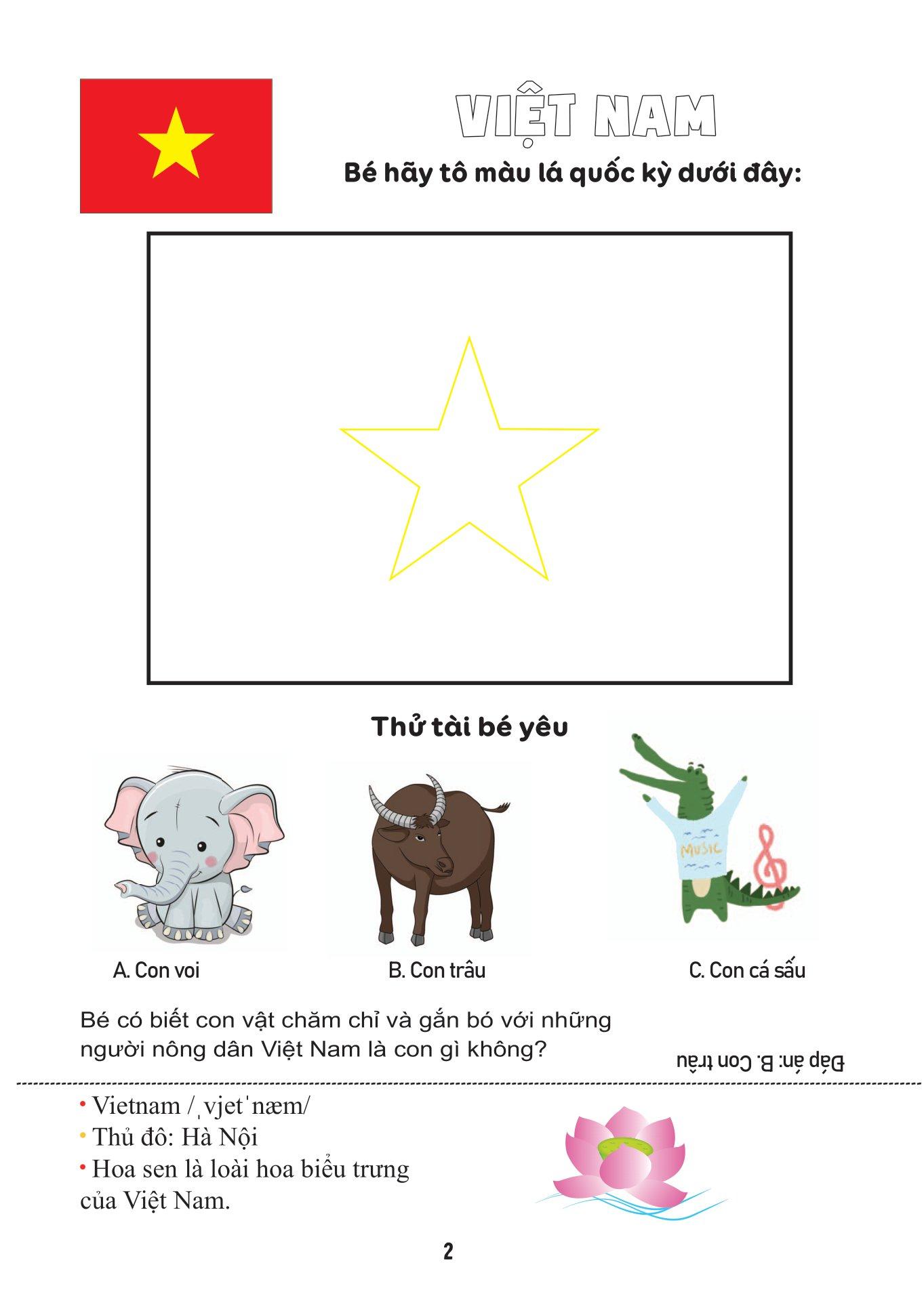Tô Màu Quốc Kỳ - Quốc Kỳ Châu Á: Đông Nam Á Và Nam Á