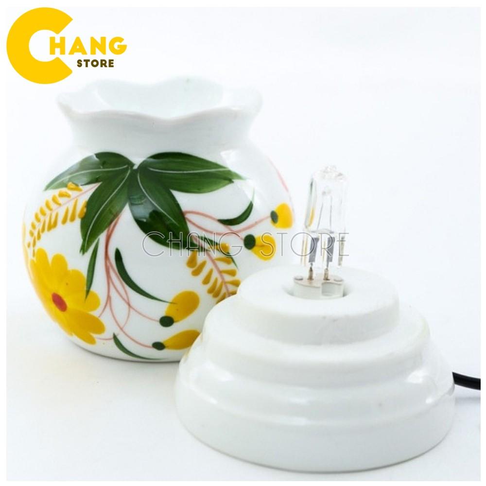 Đèn Xông Tinh Dầu Gốm Bát Tràng Thiết Kế Sang Trọng