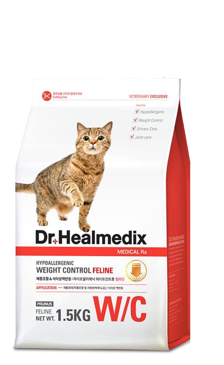 Thức ăn hạt cho mèo Dr. Healmedix Weight Control Feline 1.5kg - Quản lý cân nặng