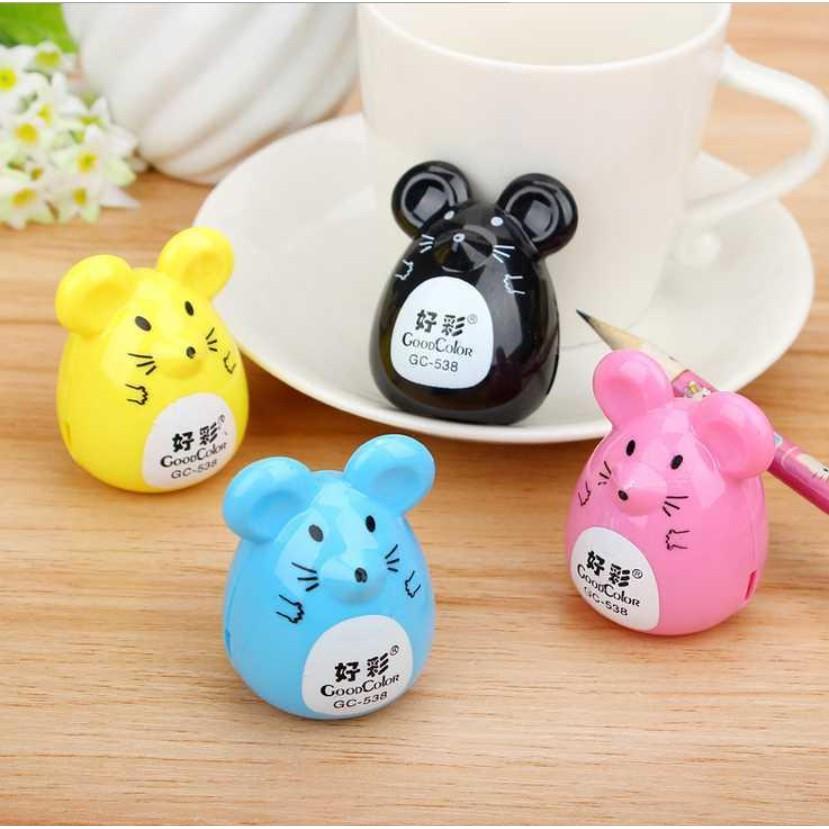 Gọt bút chì Chuột siêu dễ thương - Chuốt bút chì văn phòng phẩm tiện dụng cho bé