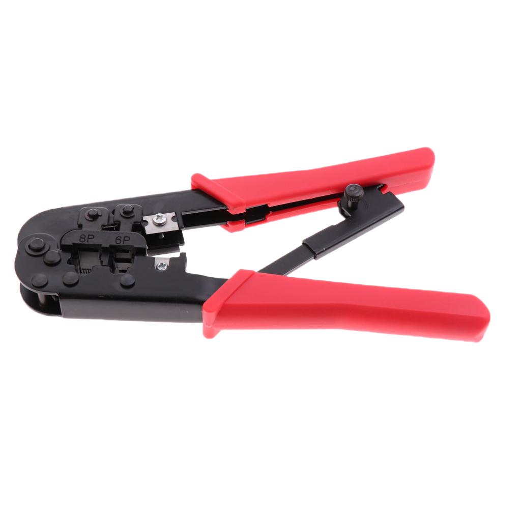 6P 8P Network Cable Crimper Tool RJ11 LAN Ethernet Pliers Crimping Tool