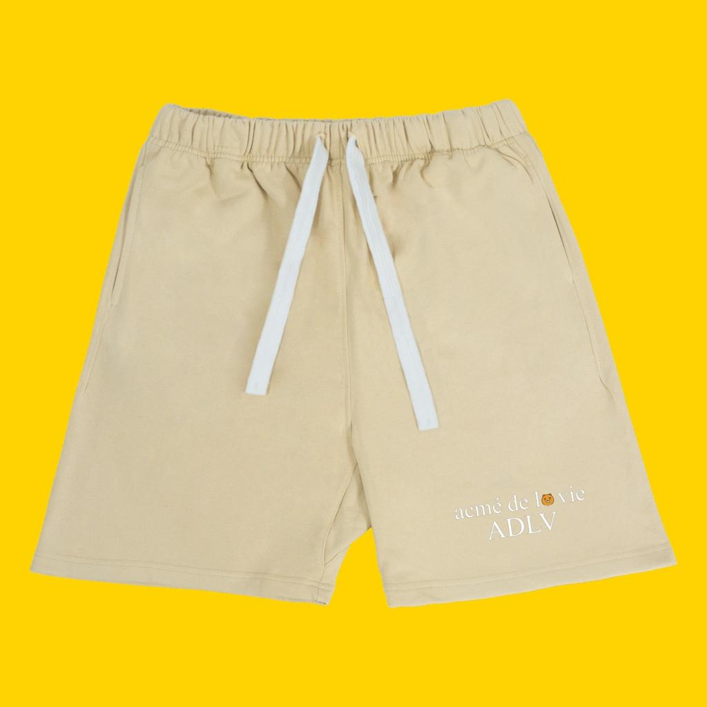 Quần short ADLV KAKAO nỉ da cá Hogoto shop , quần short unisex nam nữ chất liệu cotton