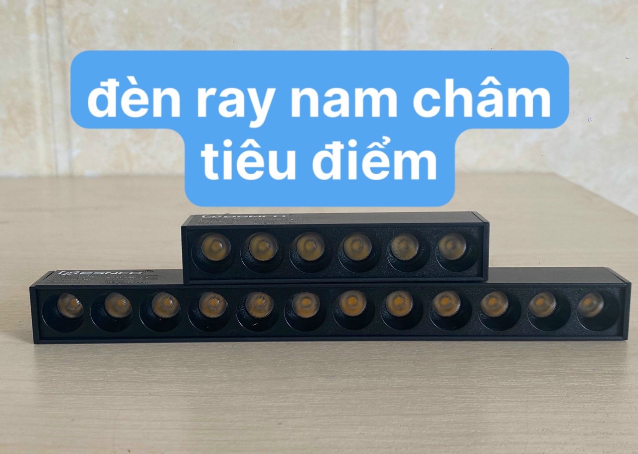 Đèn Led Thanh Ray Nam Châm Tiêu Điểm 6w 12w