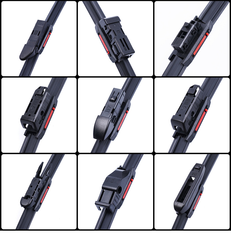 Bộ 2 Thanh Gạt Mưa Không Xương Siêu Sạch Với 2 Lưỡi Cao Su Tích hợp DualClean Germany 22 inch/550mm