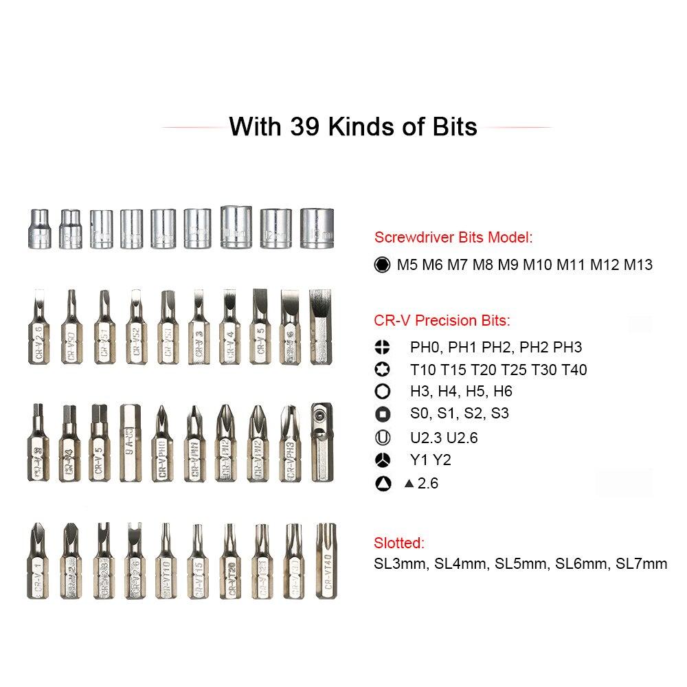 Bộ Tua Vít Bánh Cóc Đa Năng Có Từ Tính 41 trong 1