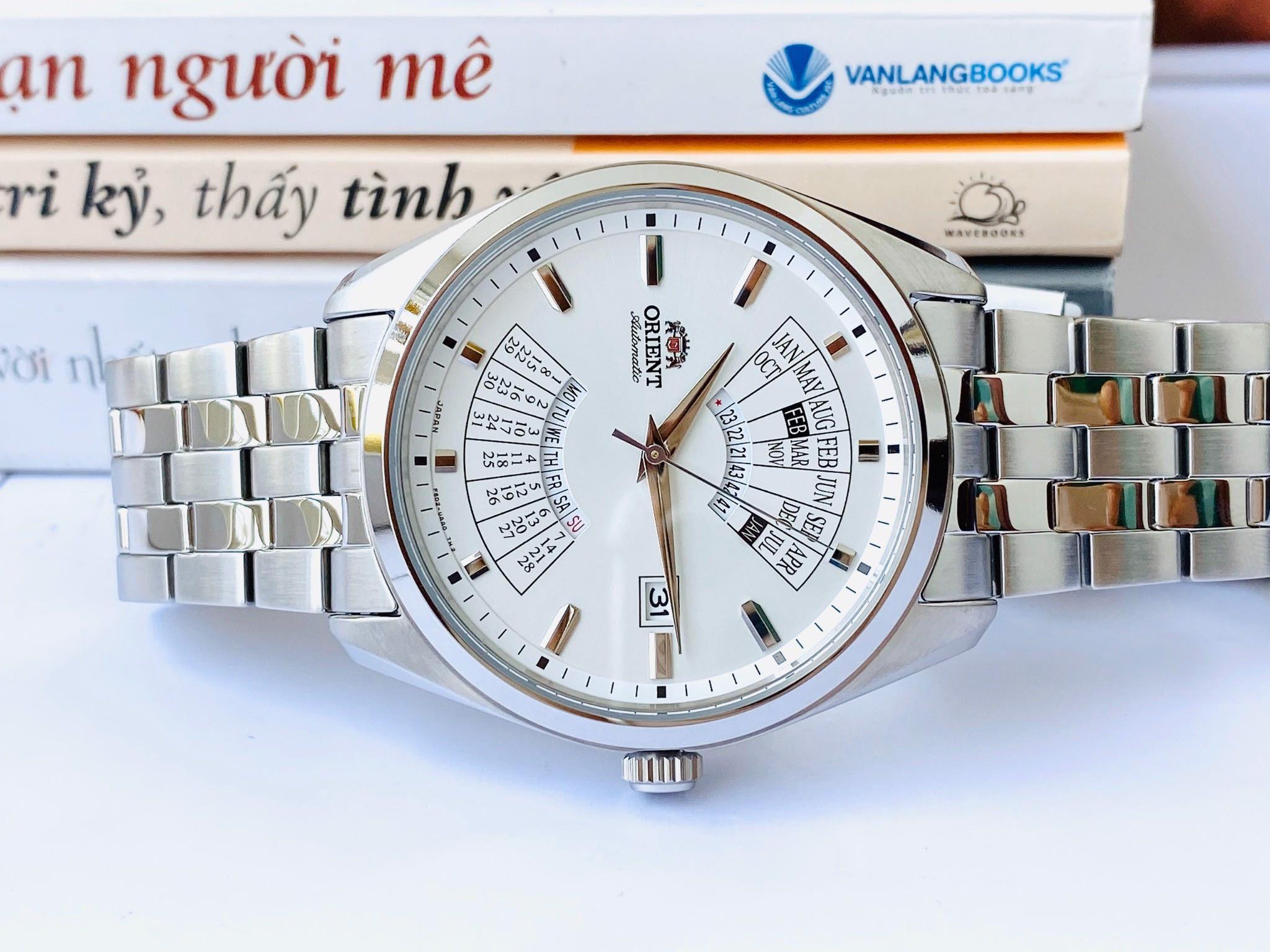 Đồng Hồ Nam Dây Thép Orient Automatic RA-BA0004S00C