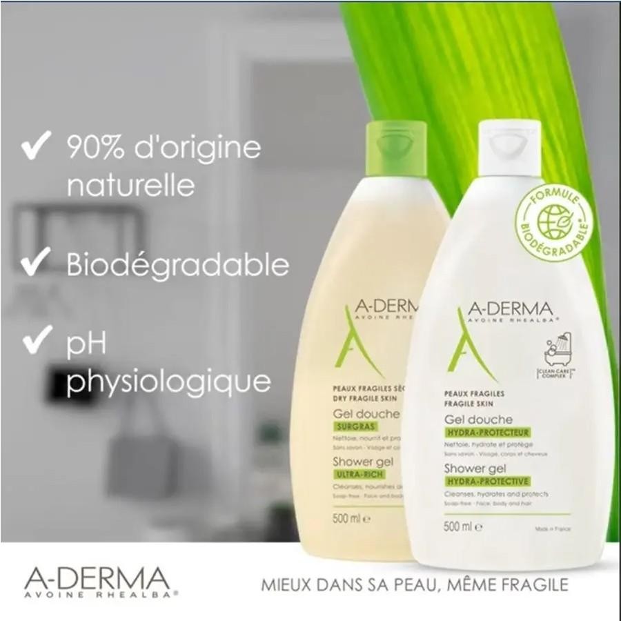Sữa Tắm A-derma Giảm Mụn Lưng &amp; Viêm Lỗ Chân Lông 500ml