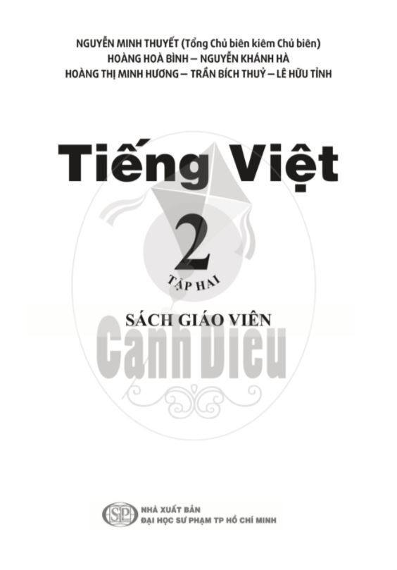 Sách Giáo Viên Tiếng Việt Lớp 2 Tập 2 Bộ Cánh Diều