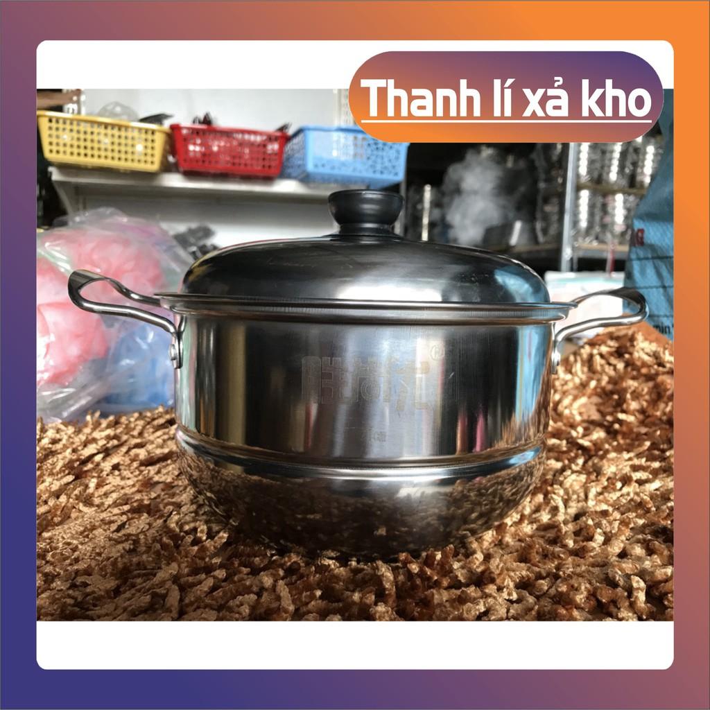 Bộ Nồi Hấp Bộ nồi hấp 2 tâng - Nồi hấp Inox 304 Cao Cấp