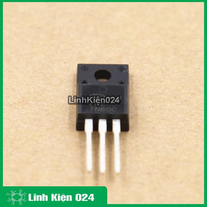 MOSFET 7N60 TO-220 7A 600V N-CH Nhỏ Gọn, Tiện Lợi