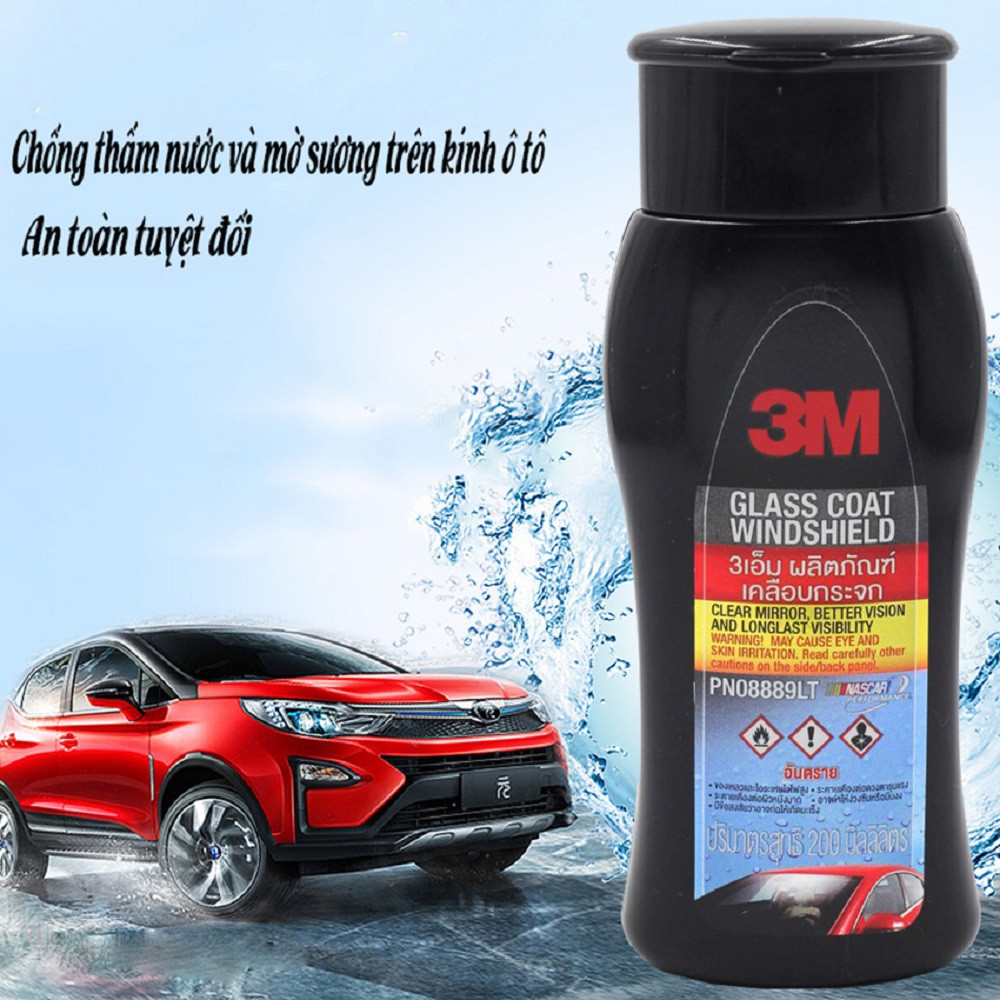 Dung Dịch Chống Bám Nước Trên Kính Xe 3M