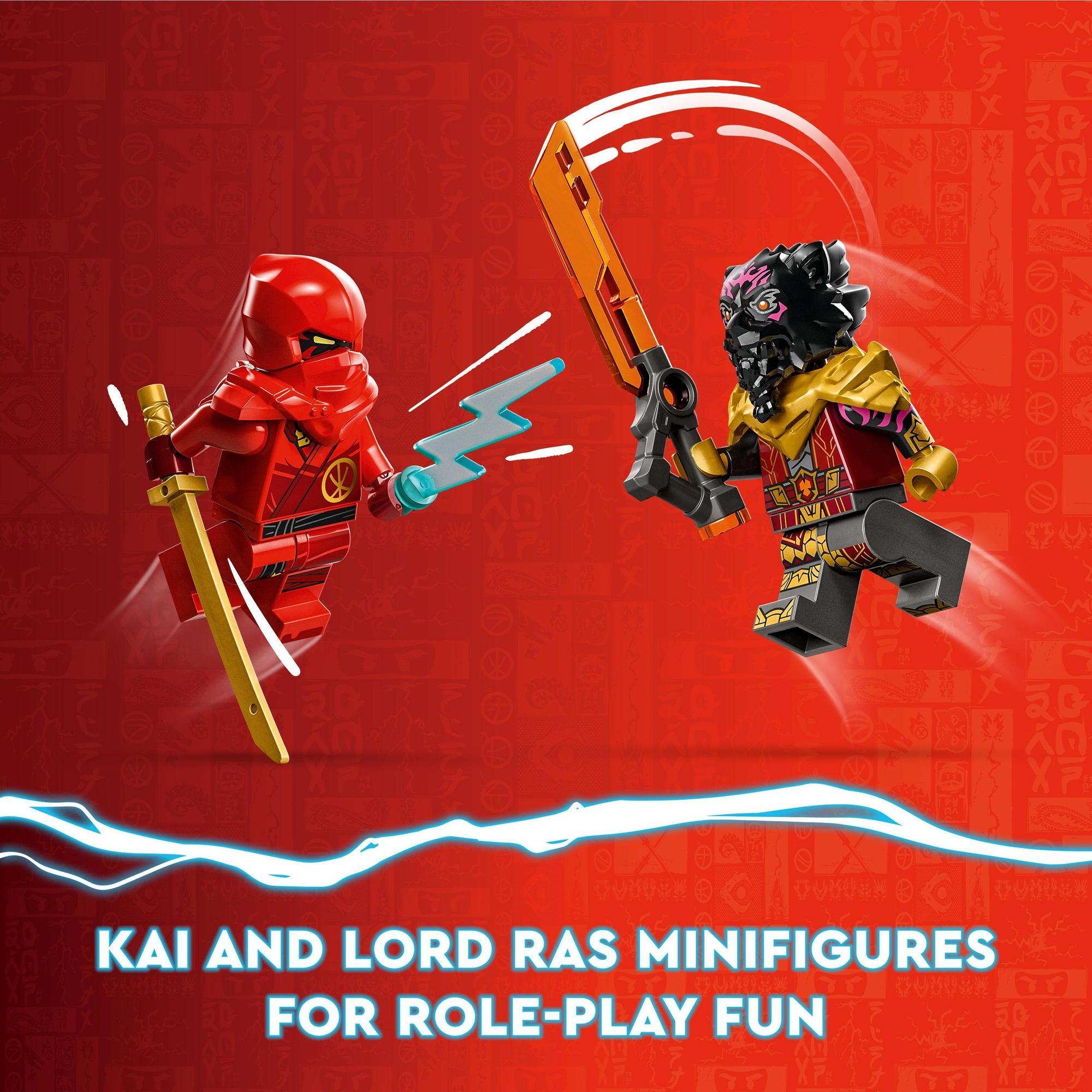 LEGO Ninjago 71789 Đồ chơi lắp ráp Chiến xe của Kai đối đầu Ras (103 chi tiết)
