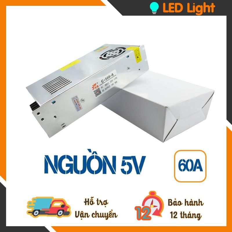 NGUỒN LED 5V 60A (Có Quạt) Loại 1