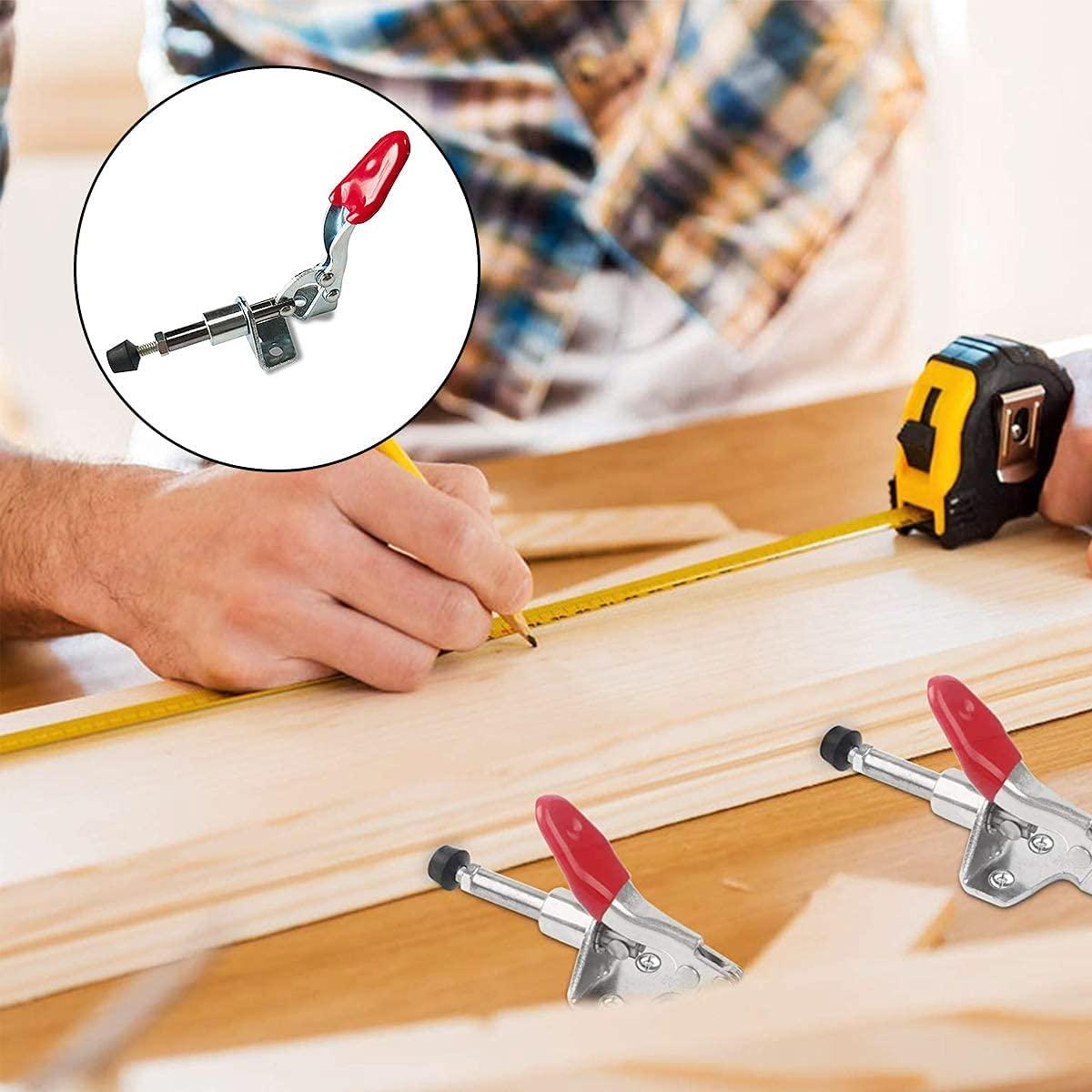 4 kẹp ngang, công cụ đẩy và kéo bằng tay, kẹp nghiêng phát hành nhanh để vận hành máy, chế biến gỗ, hàn