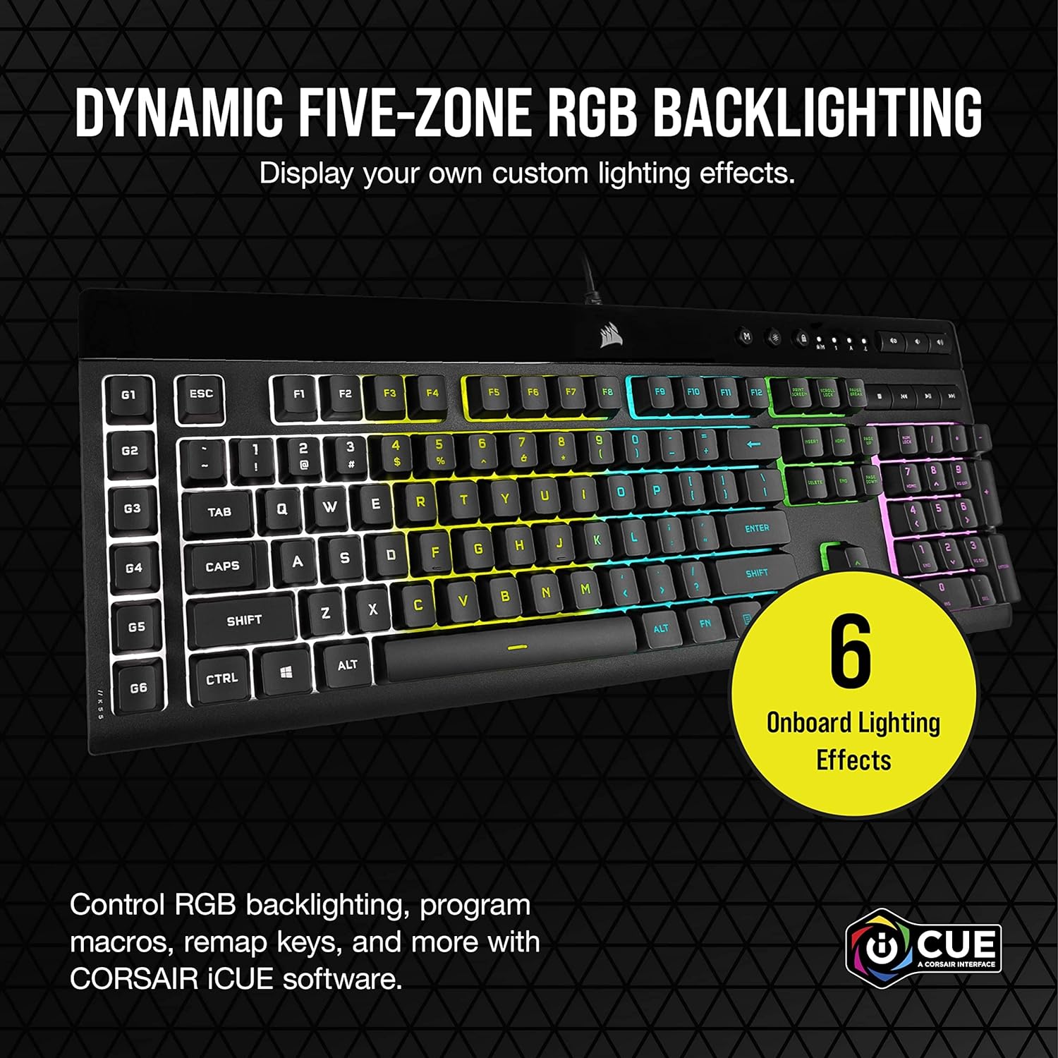 Hình ảnh Bàn phím Corsair K55 PRO LITE RGB_Mới, hàng chính hãng