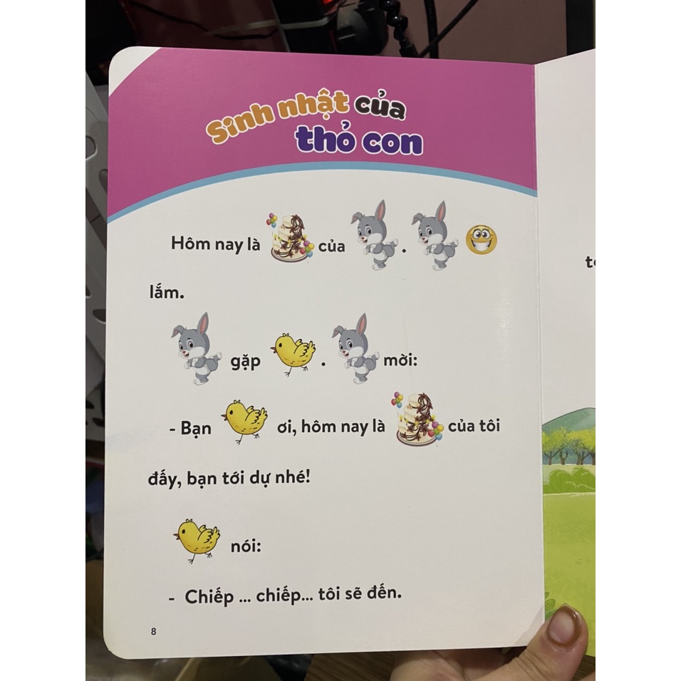 Truyện tranh tư duy cho bé tập nói, tập đọc