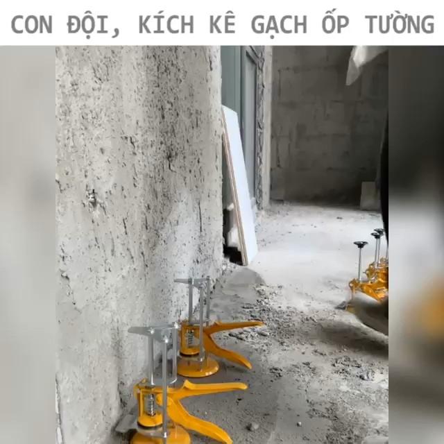 Combo 10 Kê Kích Gạch Chân Tường - Con Đội Lấy Cốt Gạch 03 Trụ -nâng gạch đá ốp tường