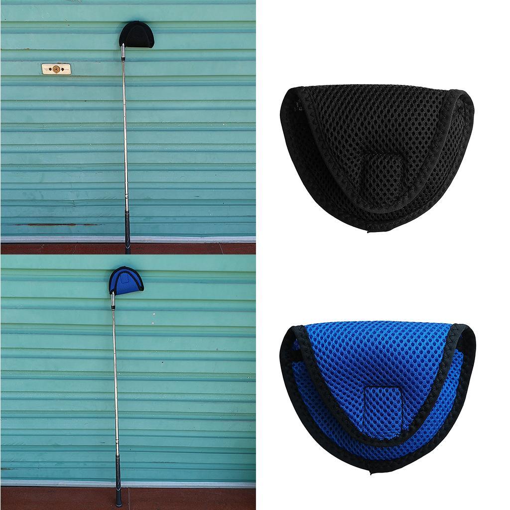 Set 2 Golf Putter Head Cover Replacement Center Shaft Putter Cover Protector