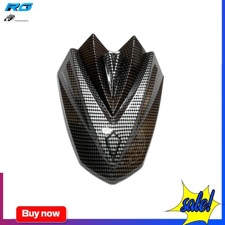 Ốp Đầu Cho Xe Ex150 Mẫu Sừng Cacbon Ngắn