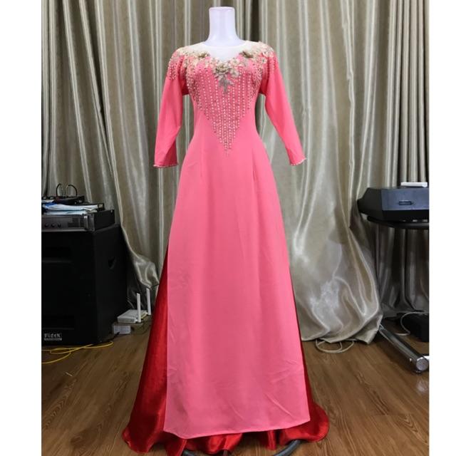 ÁO DÀI ĐÍNH KẾT REN