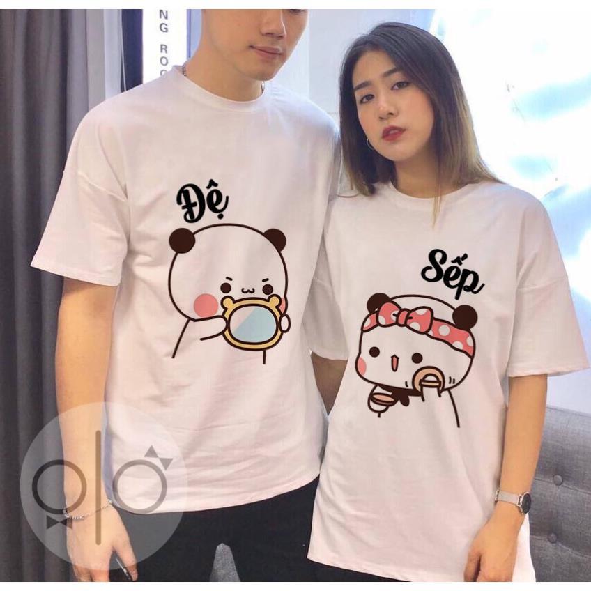 ÁO CẶP GẤU PANDA SẾP ĐỆ CUTE - QUÀ TẶNG VALENTINE ATU02-020320