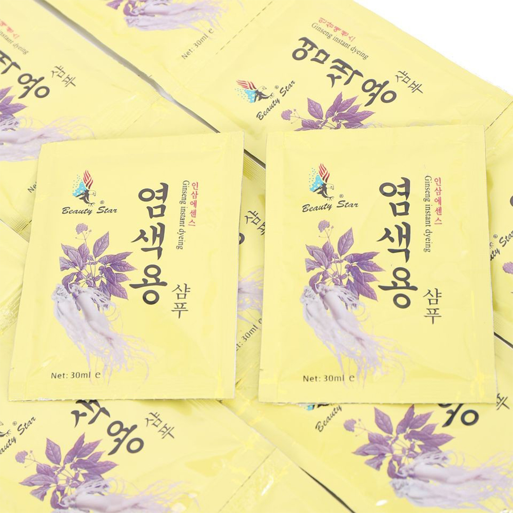 Dầu gội đen tóc thảo dược beauty star hàn quốc 30ml/gói