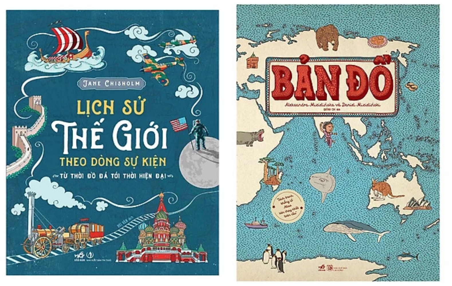 Combo 2 Cuốn: Lịch Sử Thế Giới Theo Dòng Sự Kiện - Từ Thời Đồ Đá Tới Thời Hiện Đại + Bản Đồ