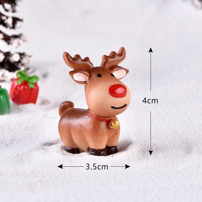 Đồ chơi trang trí bàn hình ông già noel và các món quà cho ngày lễ giáng sinh