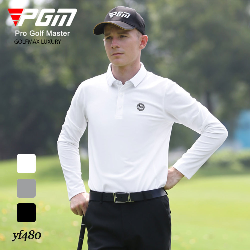 [Golfmax] Áo dài tay nam đánh golf_Chính hãng PGM_YF480