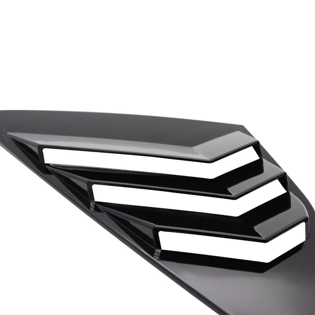 Pair Car Window Blinds Side Trim Decoration for Ford Focus ST RS MK3 2012-18