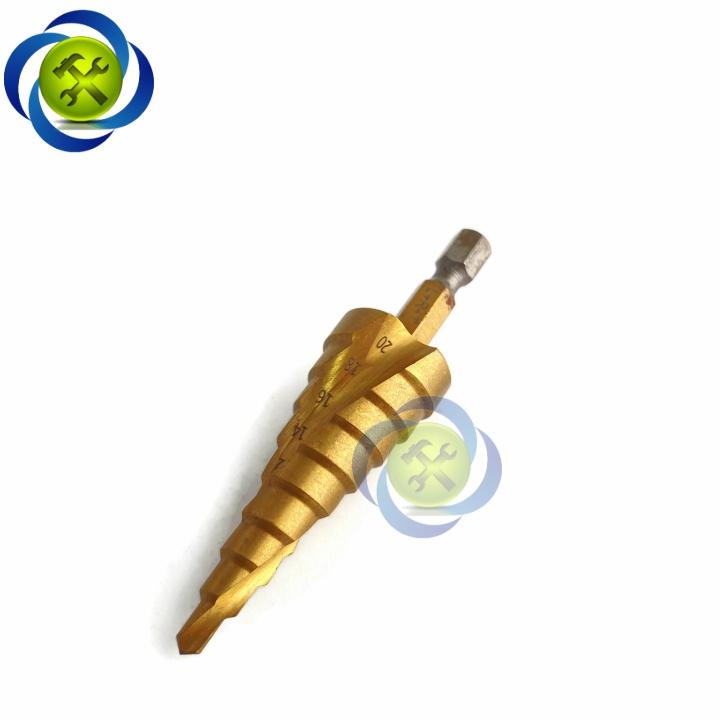 Mũi khoan tháp xoắn đuôi lục giác 4-20mm L+R+T LRT-KX02