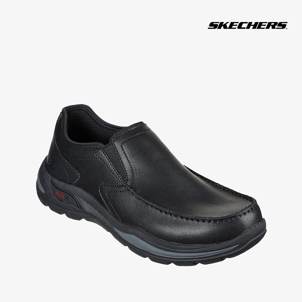 SKECHERS - Giày slip on nam Arch Fit Motley Hust 204184-BLK