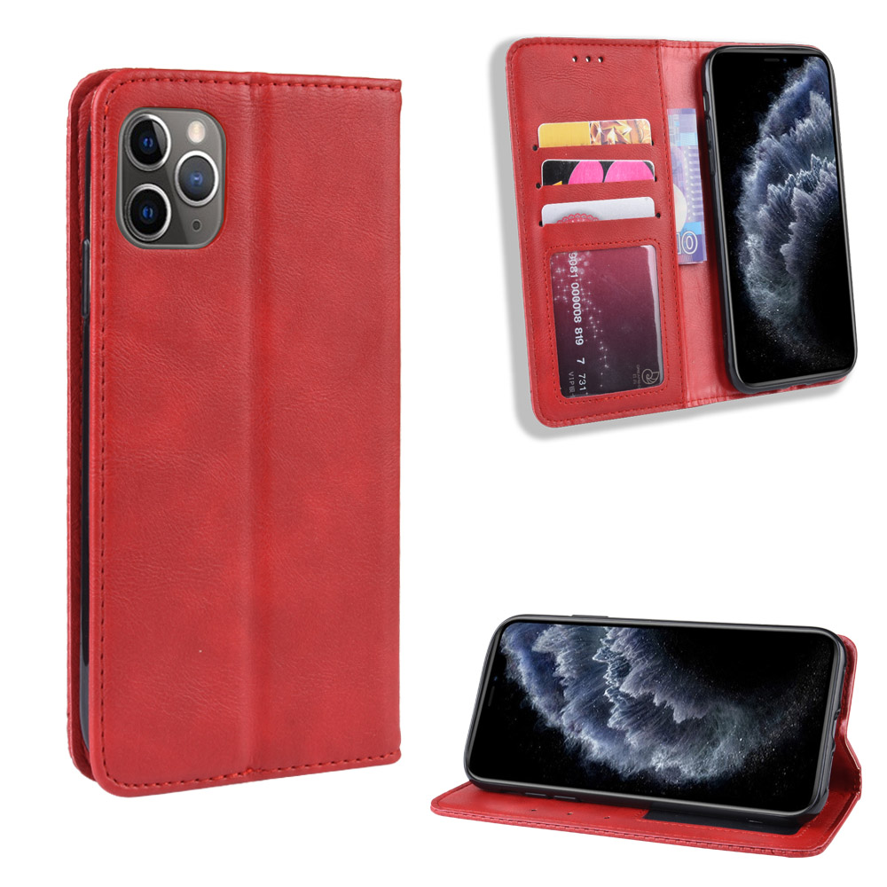 Bao da dạng ví, nam châm dành cho iPhone 11 Pro Max Luxury Leather Case - Hàng nhập khẩu