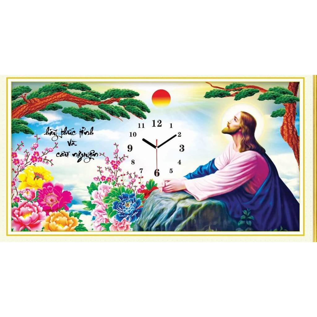 Tranh thêu chữ thập Chúa jesu - LV3169