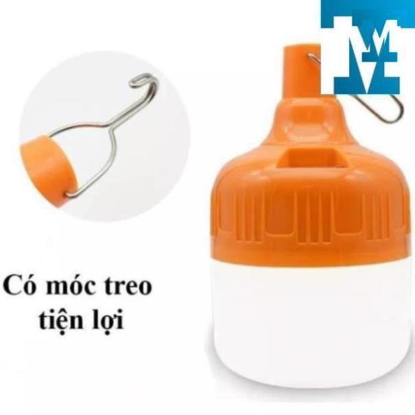 Kèm Adapter - Bóng đèn LED sạc tích điện 30w - 50w - 80w, bóng đèn tích điện 3 chế độ sáng