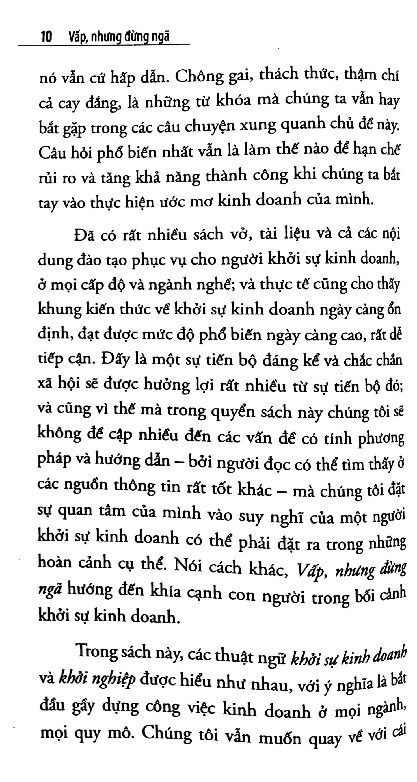 Vấp, Nhưng Đừng Ngã